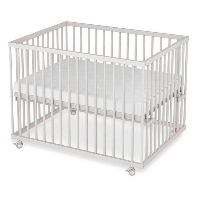 Sämann Babybett Laufgitter 75x100 cm mit Lattenrost & Matratze SleepPlus we günstig online kaufen