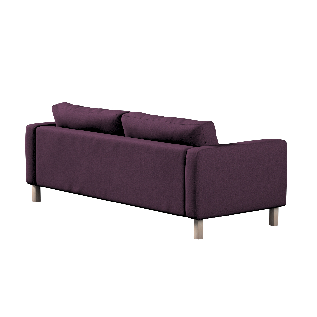 Bezug für Karlstad 3-Sitzer Sofa nicht ausklappbar, kurz, pflaume, Bezug fü günstig online kaufen