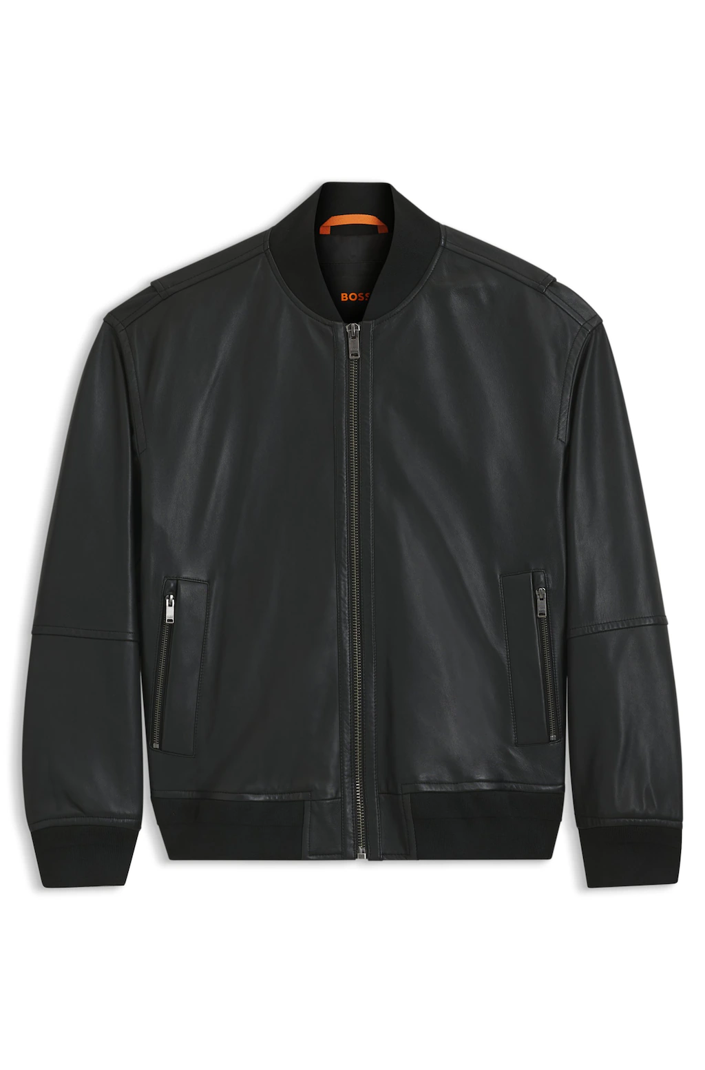 BOSS ORANGE Lederjacke "Jobrice", regular fit, weiches Material günstig online kaufen