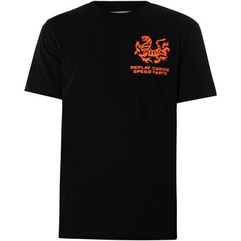 Replay  T-Shirt Speedparts Grafik T-Shirt günstig online kaufen