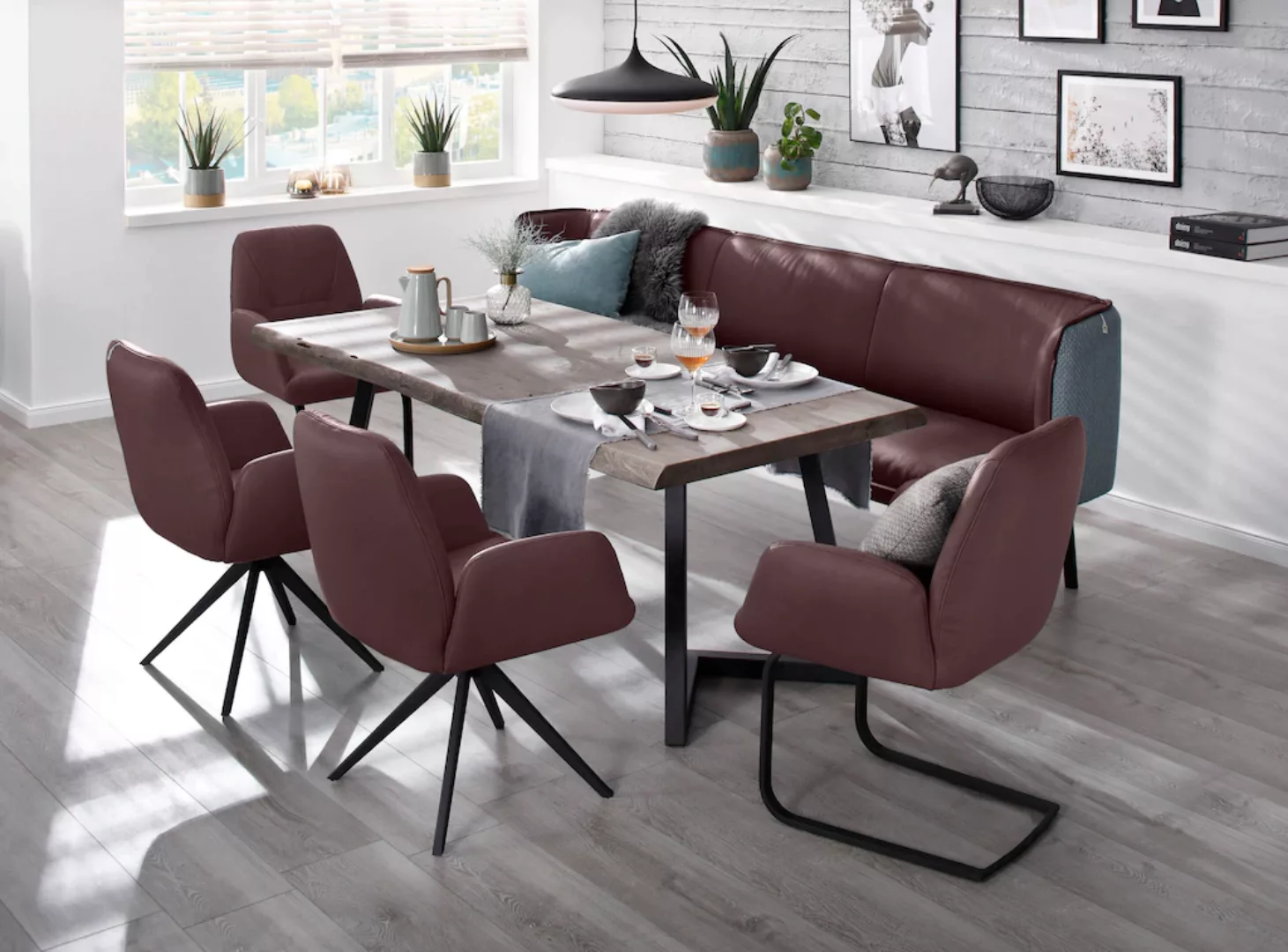 W.SCHILLIG Freischwinger »ole«, Longlife Xtra-Leder Z69, Gestell in Schwarz günstig online kaufen