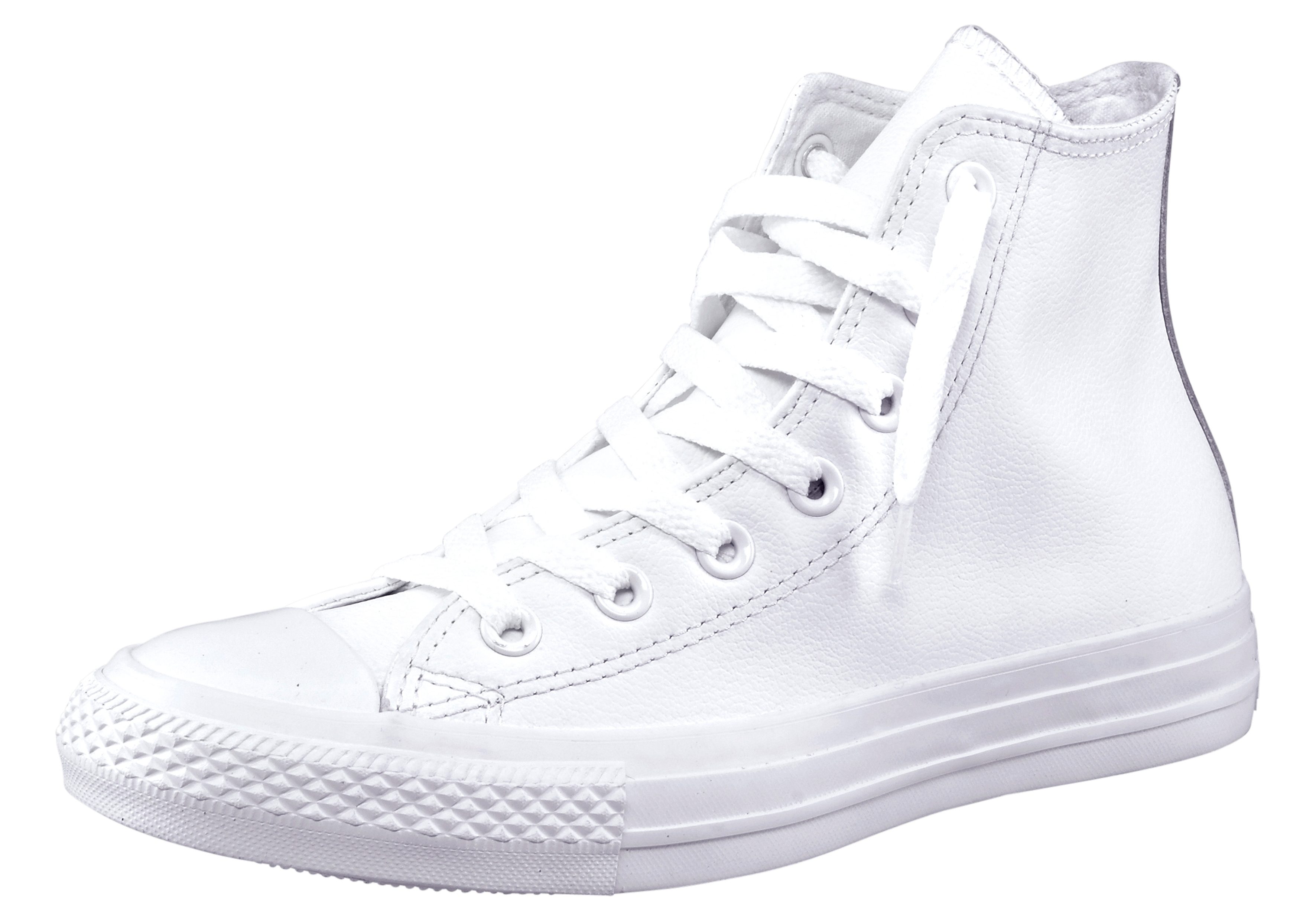 Converse Sneaker "Chuck Taylor All Star Hi Monocrome Leather", Monocrom günstig online kaufen