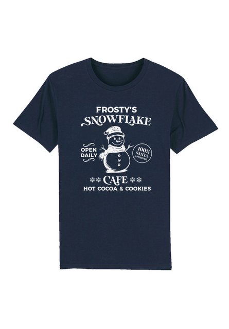 F4NT4STIC T-Shirt Frostys Snowflake Cafe Retro Weihnachten Premium Qualität günstig online kaufen