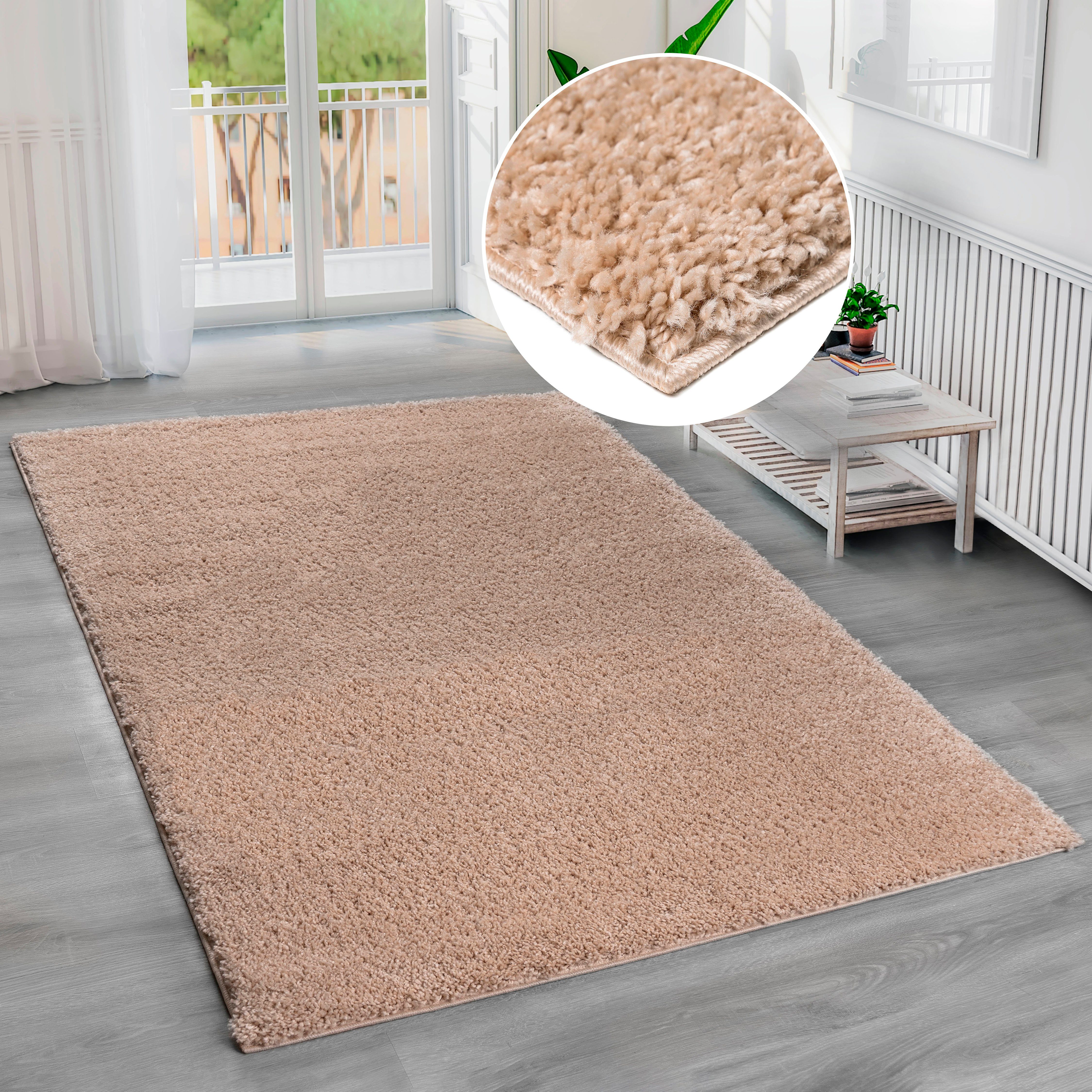 Bruno Banani Hochflor-Teppich Shaggy Soft, rechteckig, günstig online kaufen