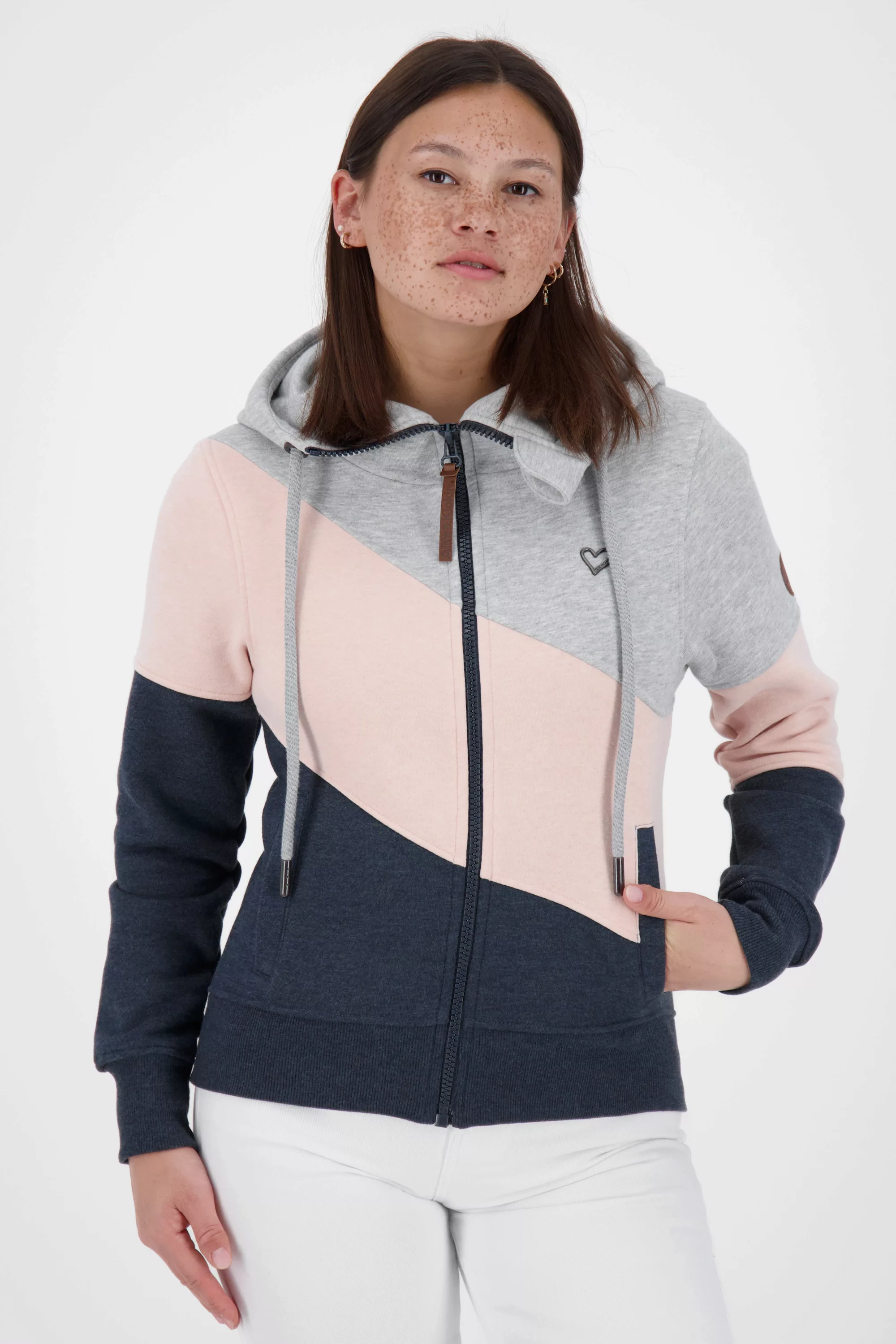 Alife & Kickin Kapuzensweatjacke "SteffiAK A Sweatjacket Damen" günstig online kaufen