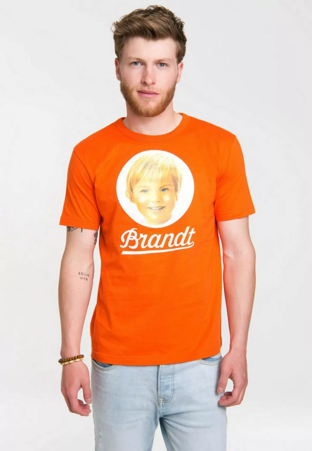 LOGOSHIRT T-Shirt Brandt Zwieback mit Retro-Aufdruck günstig online kaufen