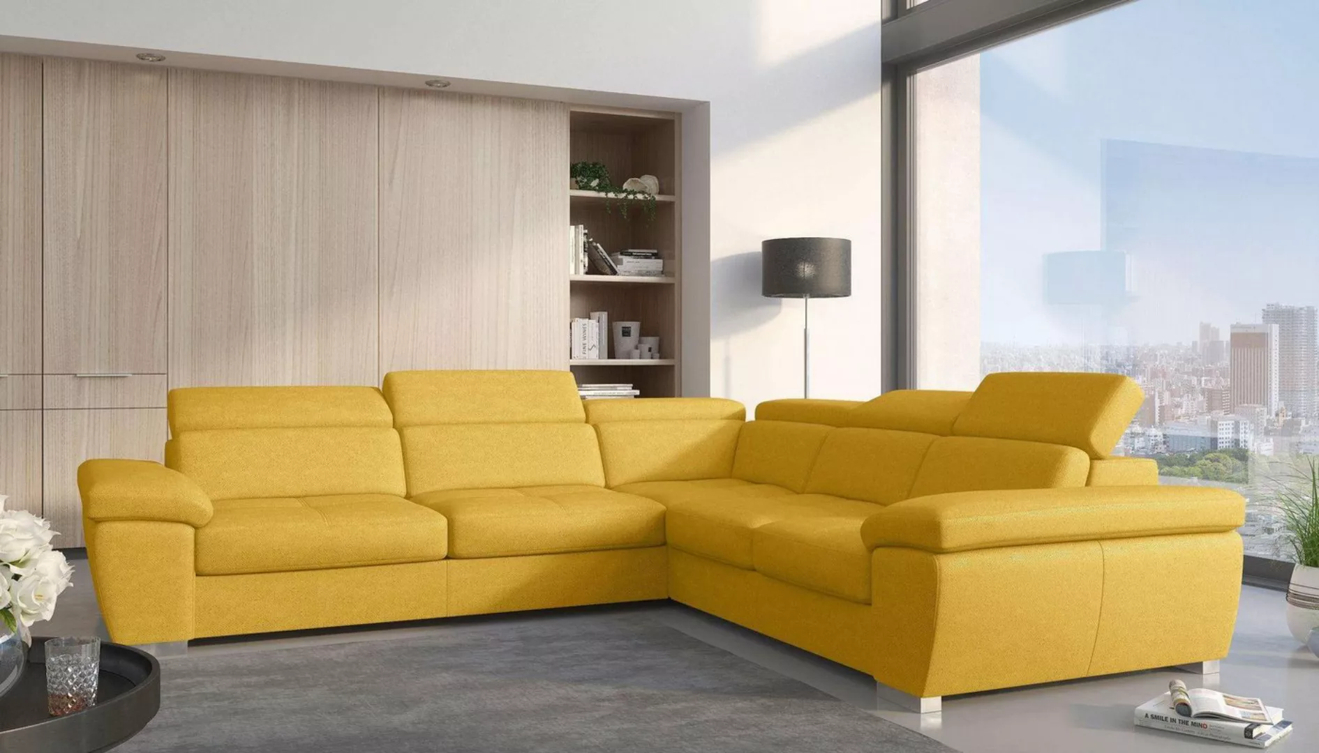 Stylefy Ecksofa Stylefy Leila Ecksofa, L-Form, Eckcouch, Ottomane links ode günstig online kaufen