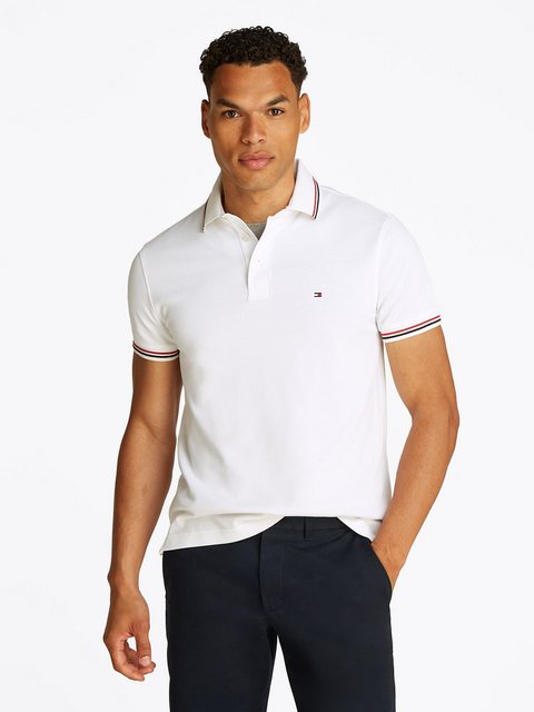 Tommy Hilfiger Poloshirt TIPPED SLIM FIT POLO mit Kontrast-Details günstig online kaufen