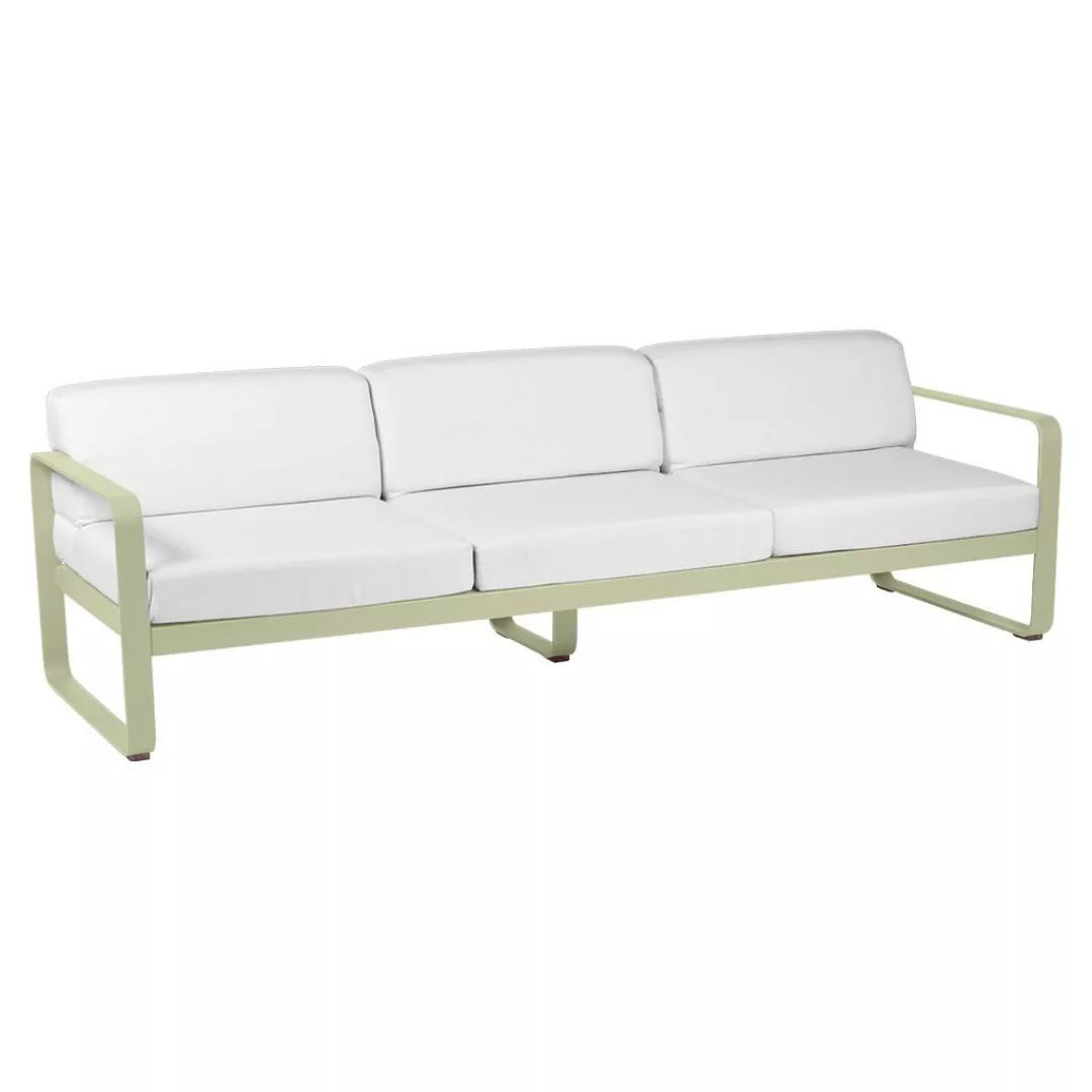 Bellevie 3-Sitzer Lounge-Sofa 65 Lindgrün 81 Grauweiß günstig online kaufen