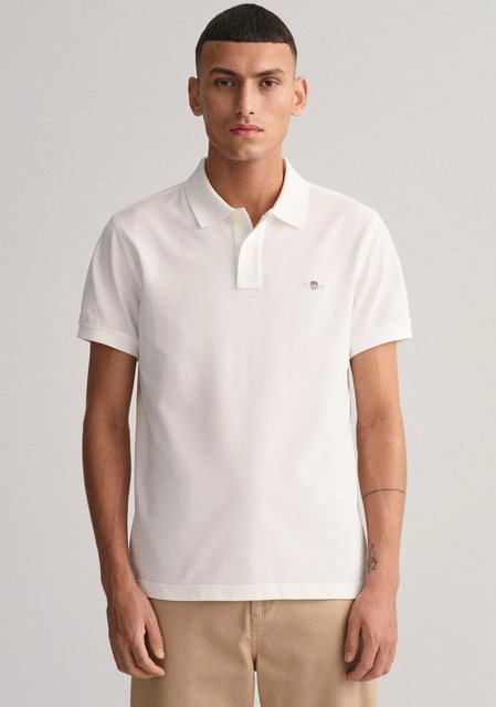 Gant Poloshirt SLIM SHIELD SS PIQUE POLO mit Logostickerei auf der Brust günstig online kaufen