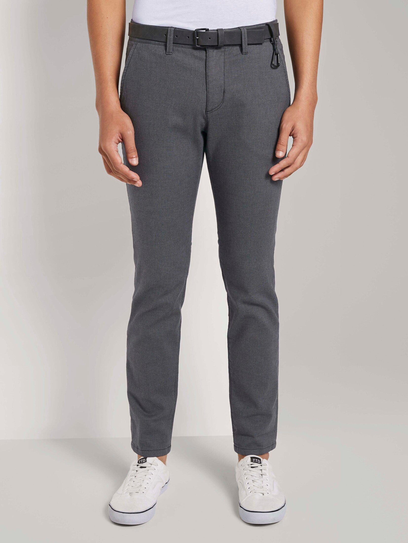 TOM TAILOR Denim Chinohose Strukturierte Chino günstig online kaufen