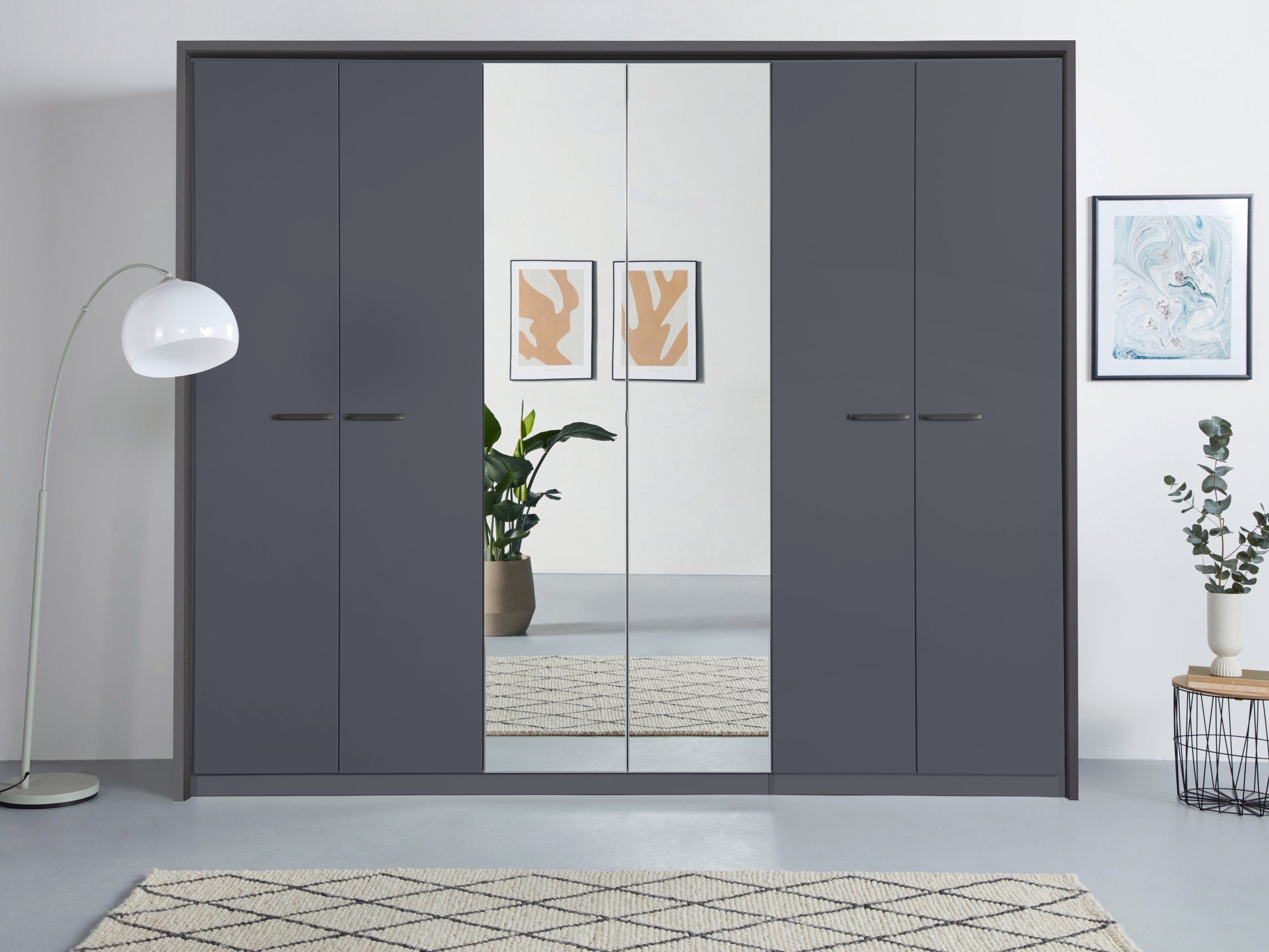 rauch Drehtürenschrank "Oteli", mit Mittelspiegel und Passepartout optional günstig online kaufen