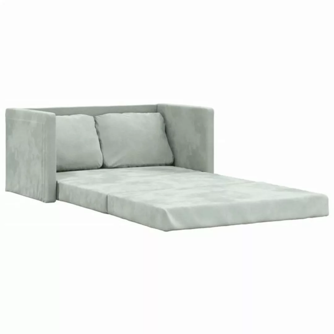 vidaXL Sofa Bodensofa Sofa mit Schlaffunktion, Samt günstig online kaufen