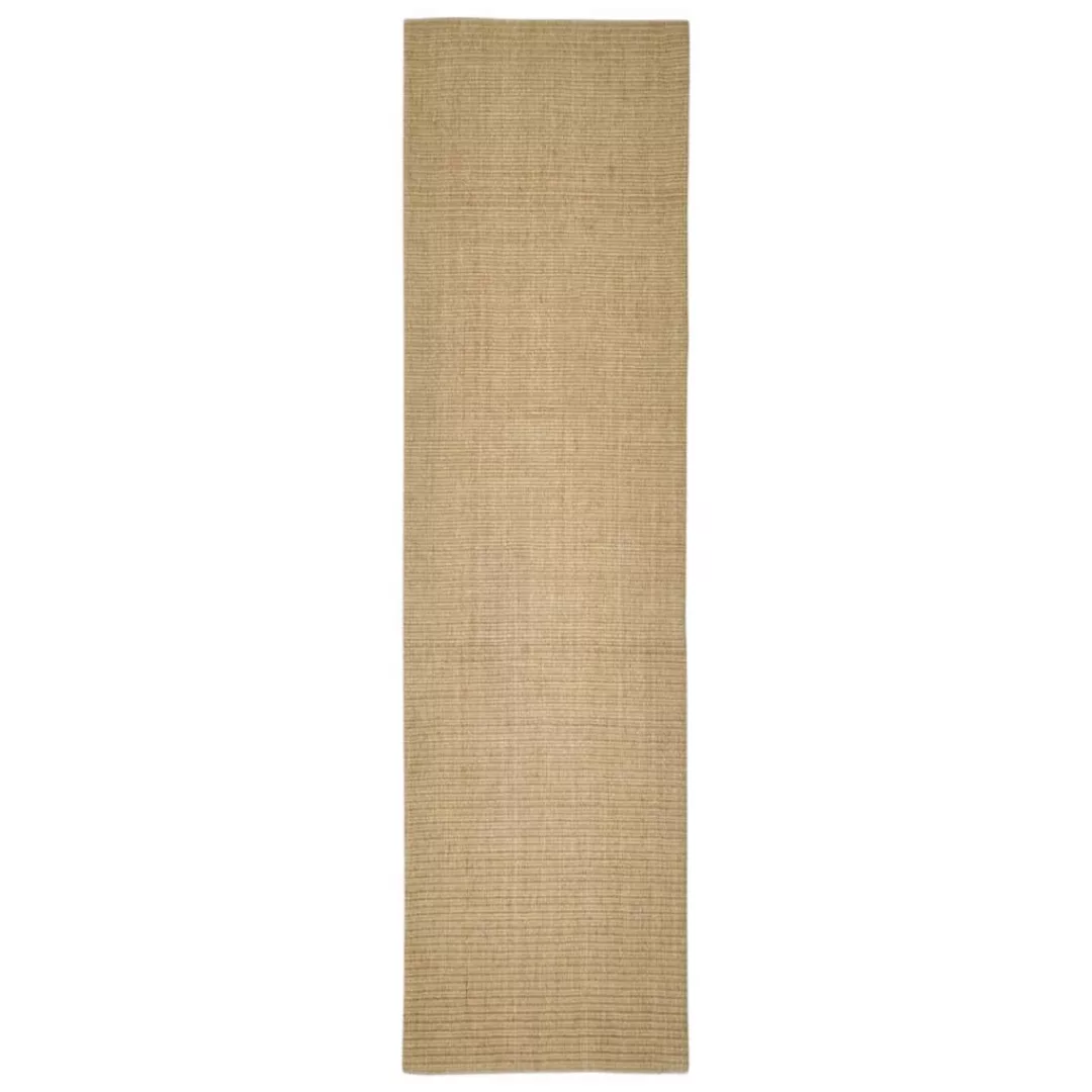 Vidaxl Teppich Natur Sisal 80x300 Cm günstig online kaufen