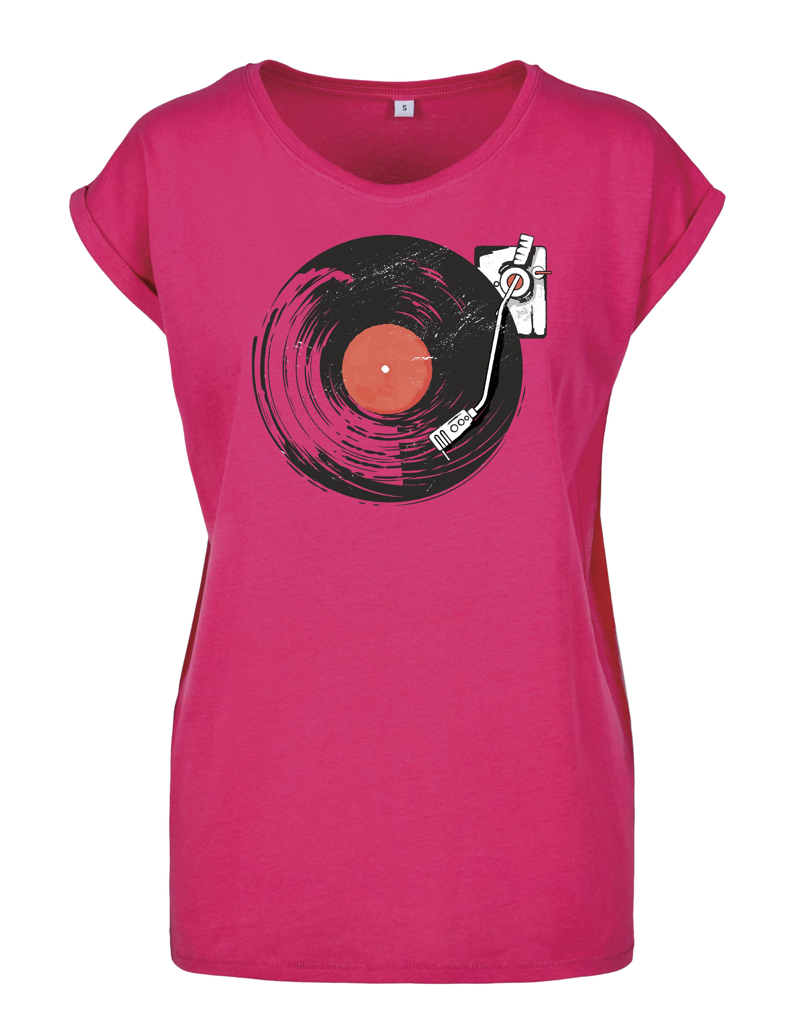 Youth Designz Print-Shirt "Plattenspieler" Damen T-Shirt günstig online kaufen