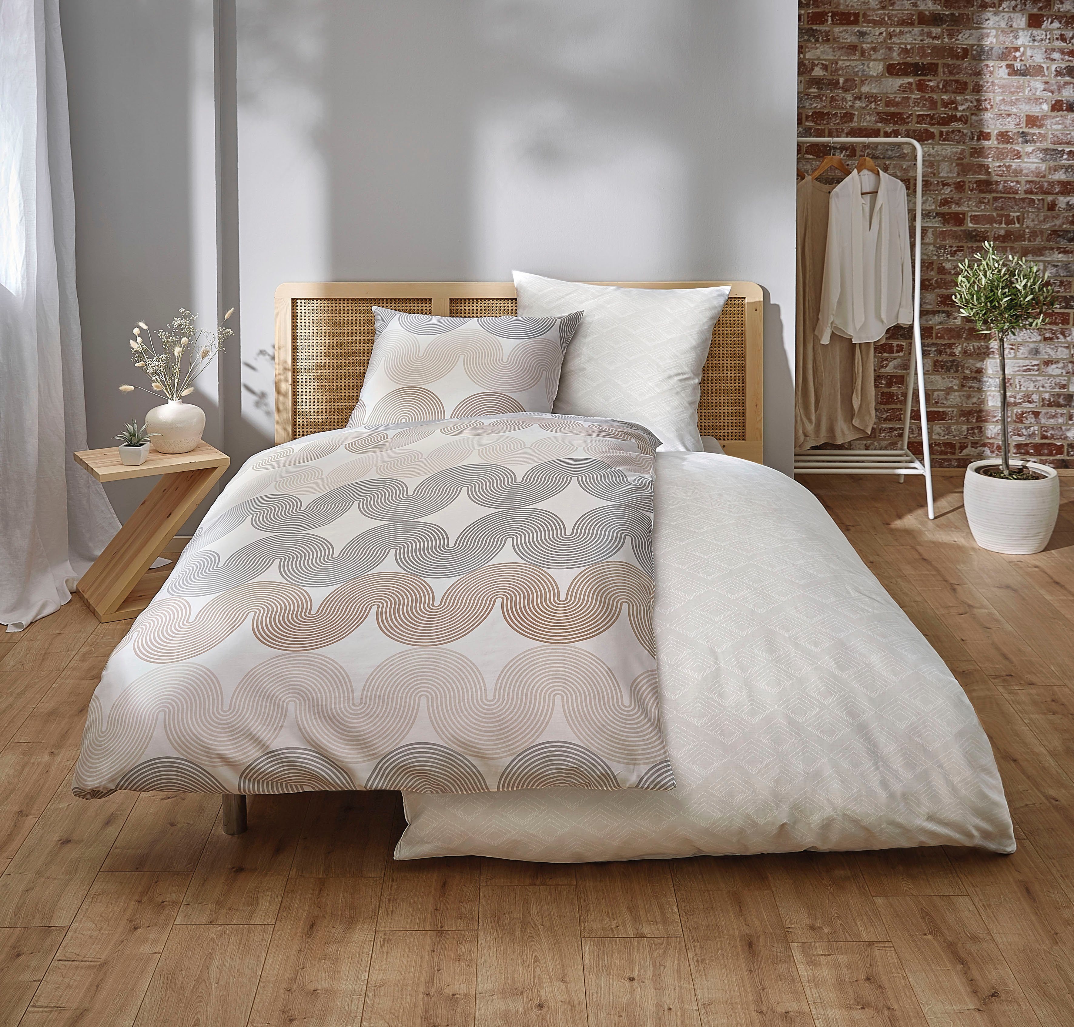 Kleine Wolke Bettwäsche Cascade, Mako-Satin, 2 günstig online kaufen