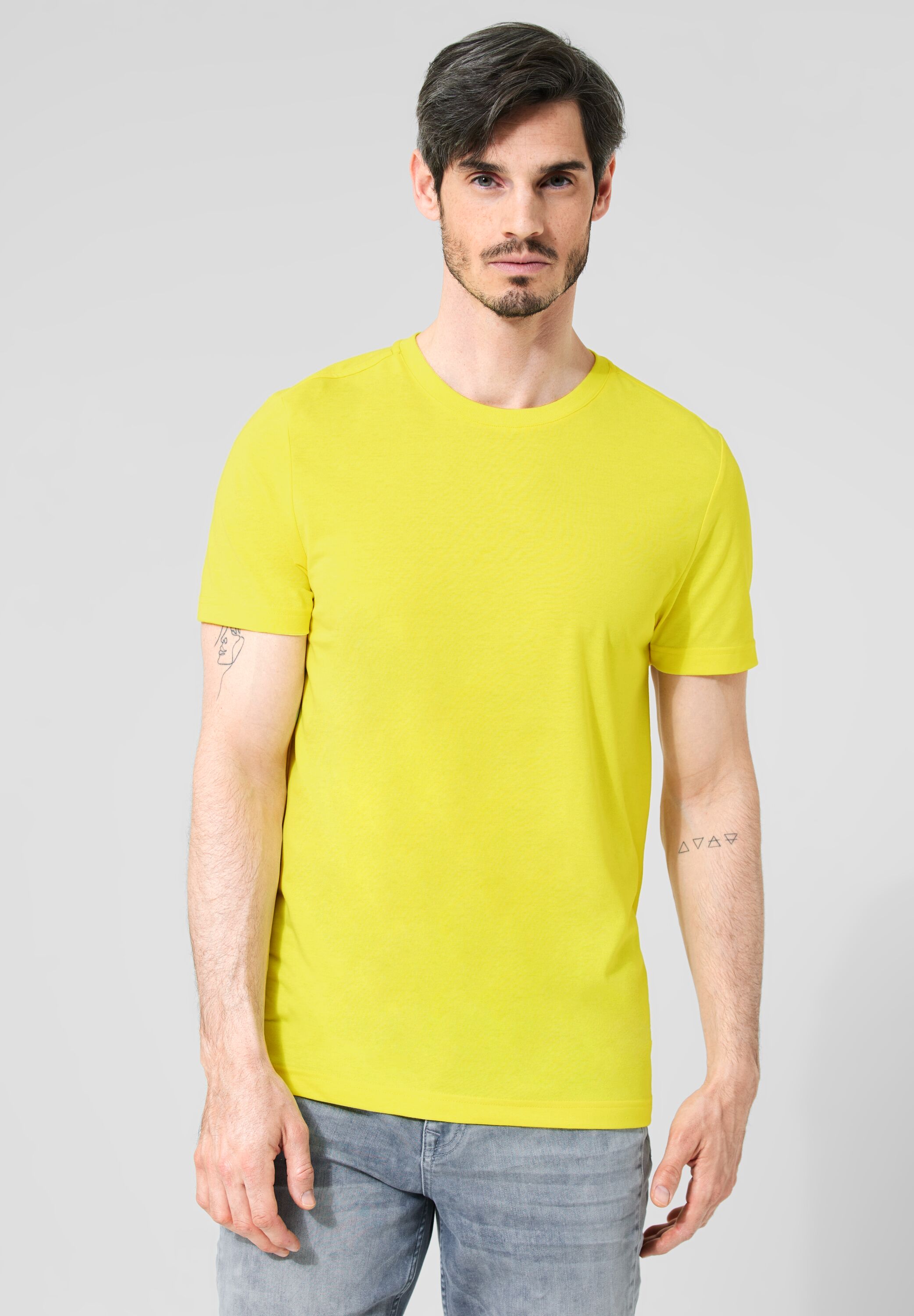 STREET ONE MEN T-Shirt, Rundhalsausschnitt günstig online kaufen