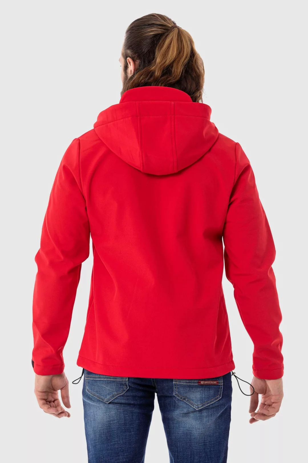 Cipo & Baxx Funktionsjacke "Jacke", mit Kapuze, im unifarbenen Look günstig online kaufen