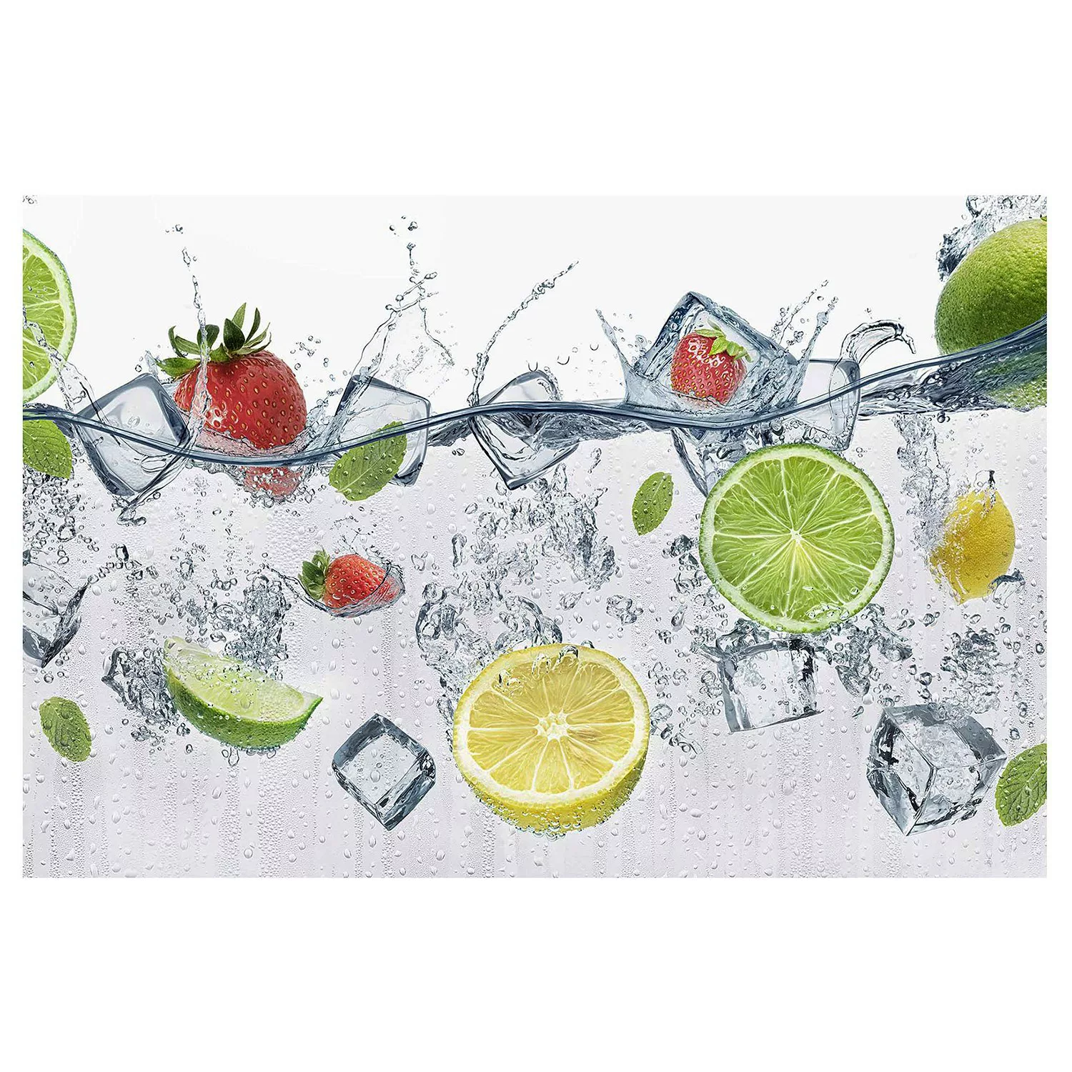 Bilderwelten Fototapete Frucht Cocktail weiß Gr. 432 x 290 günstig online kaufen