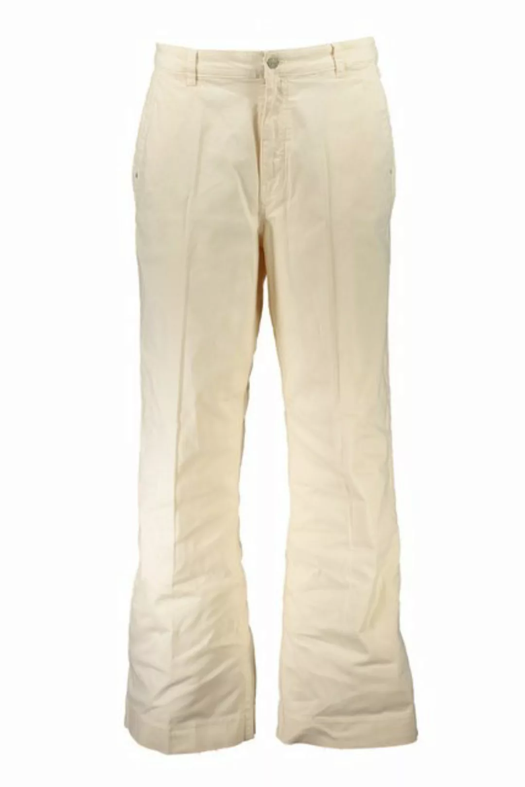 GUESS JEANS 5-Pocket-Hose Damenhose Beige mit Weitem Bein und 4 Taschen - S günstig online kaufen