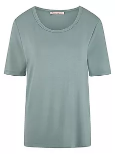 Kurzes Rundhals-Schlafshirt Hautnah grün günstig online kaufen