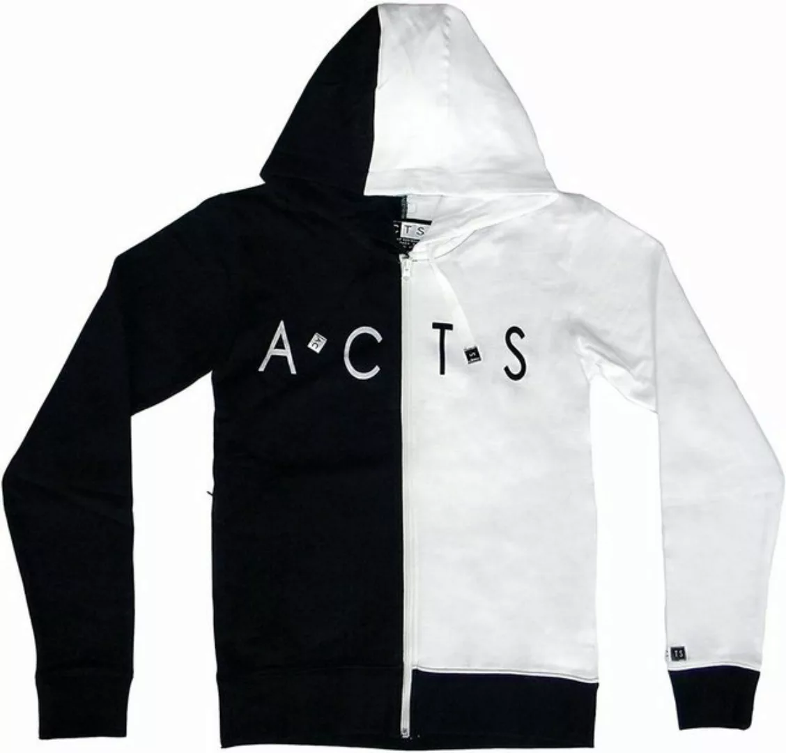 ACTS Kapuzensweatshirt ACTS Parkour Zip-Hoodie Urban Park, Schwarz/Weiß, He günstig online kaufen