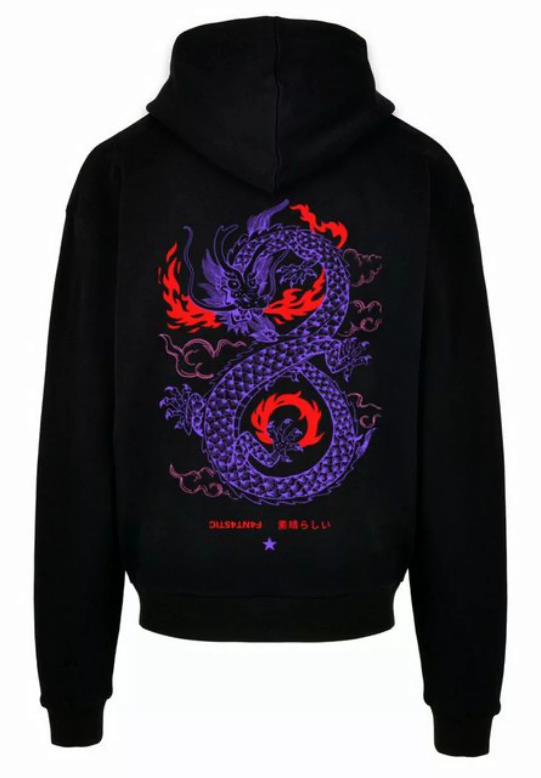 F4NT4STIC Kapuzenpullover "Drache Feuer Japan", Print günstig online kaufen