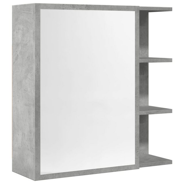 vidaXL Badezimmerspiegelschrank Bad-Spiegelschrank Betongrau 62,5x20,5x64 c günstig online kaufen