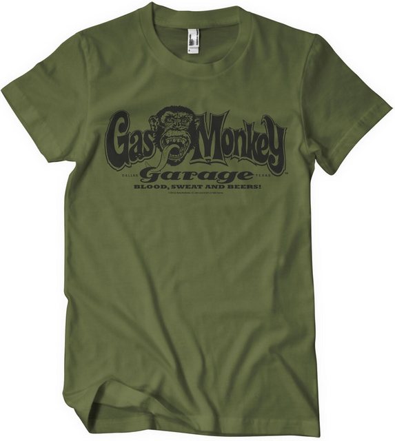 Gas Monkey Garage T-Shirt Logo T-Shirt günstig online kaufen