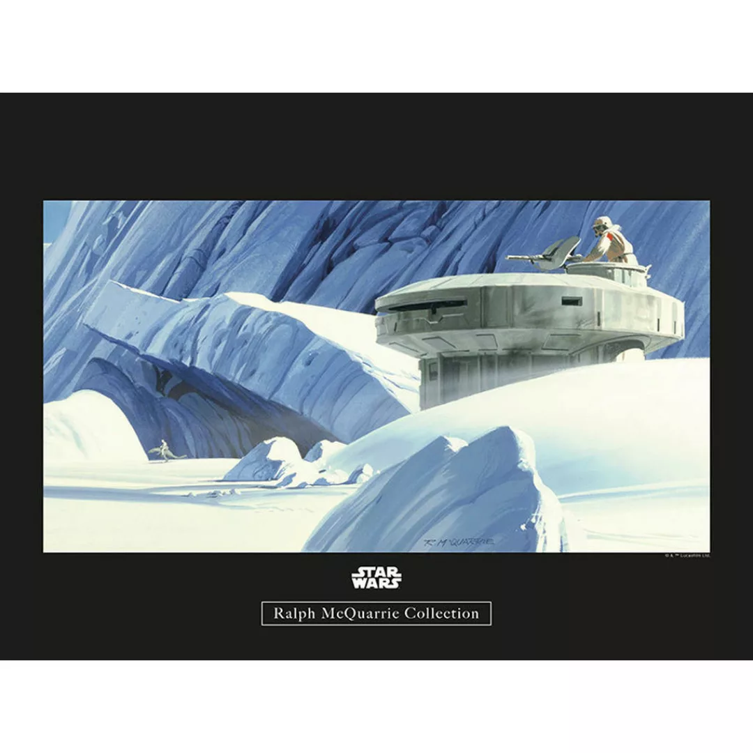Komar Wandbild Star Wars Classic RMQ Hoth Echo Bas Star Wars B/L: ca. 40x30 günstig online kaufen