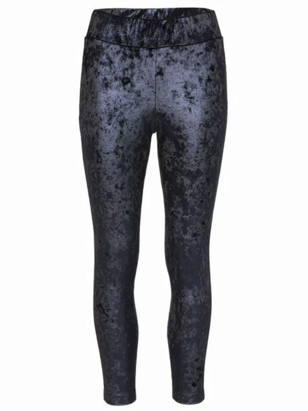 MONACO blue Leggings Samthose figurbetont mit metallischer Musterung günstig online kaufen