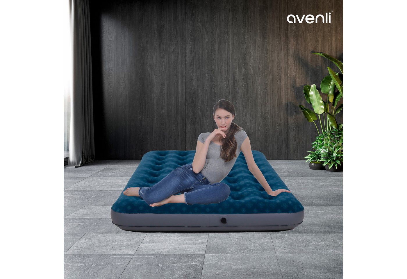 Avenli Luftbett Campingbett aufblasbar 191x73x22cm, (Luftmatratze für 1 Per günstig online kaufen