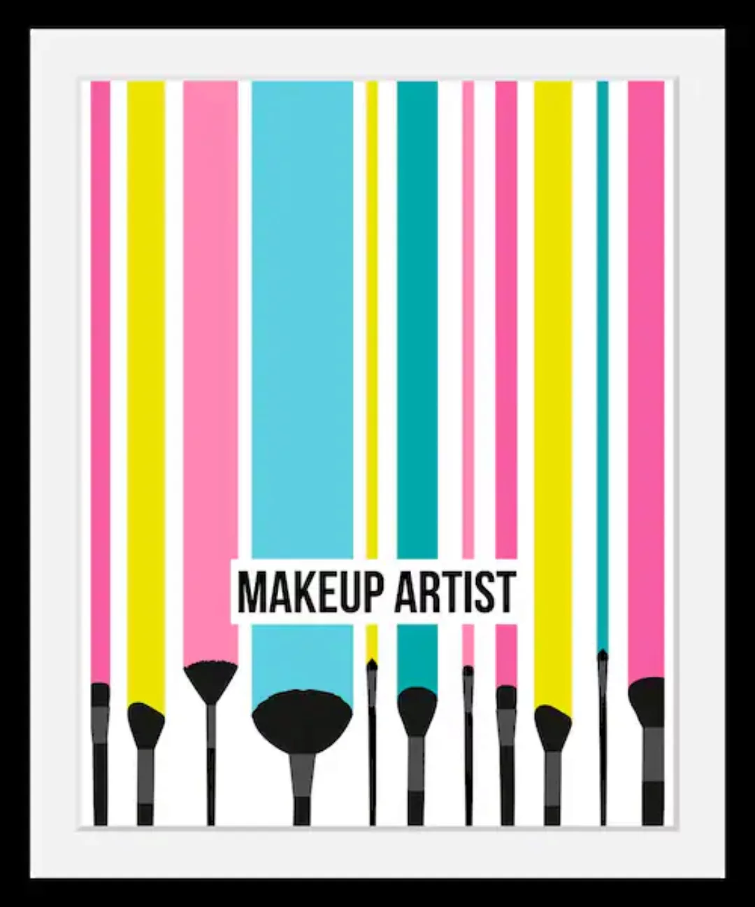 queence Bild "Makeup Artist", in 3 Größen, gerahmt günstig online kaufen