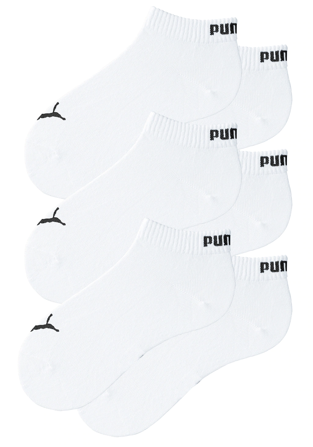 PUMA Kurzsocken, (6 Paar), mit Rippbündchen günstig online kaufen