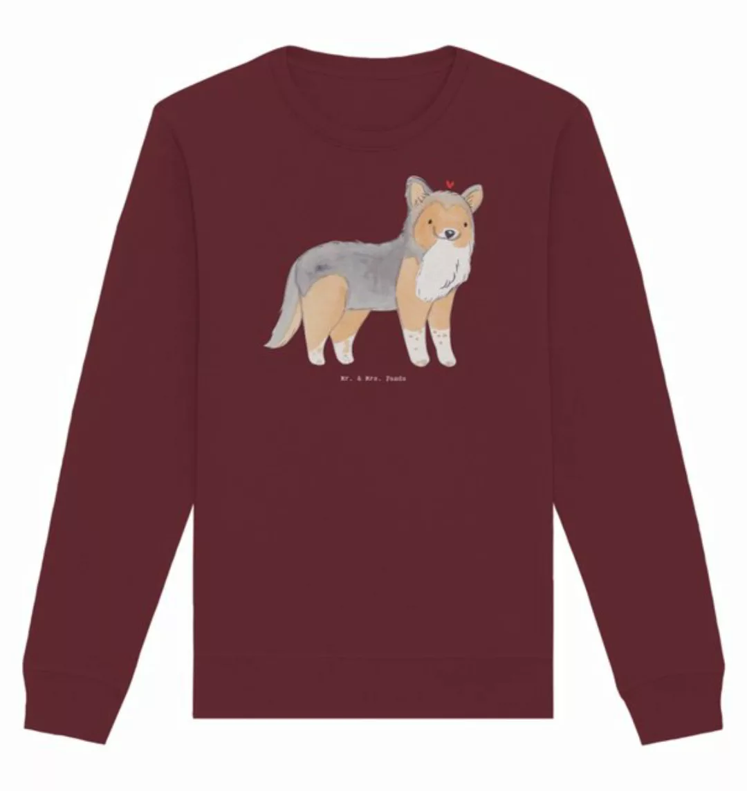 Mr. & Mrs. Panda Longpullover Größe XS Shetland Sheepdog Moment - Burgundy günstig online kaufen