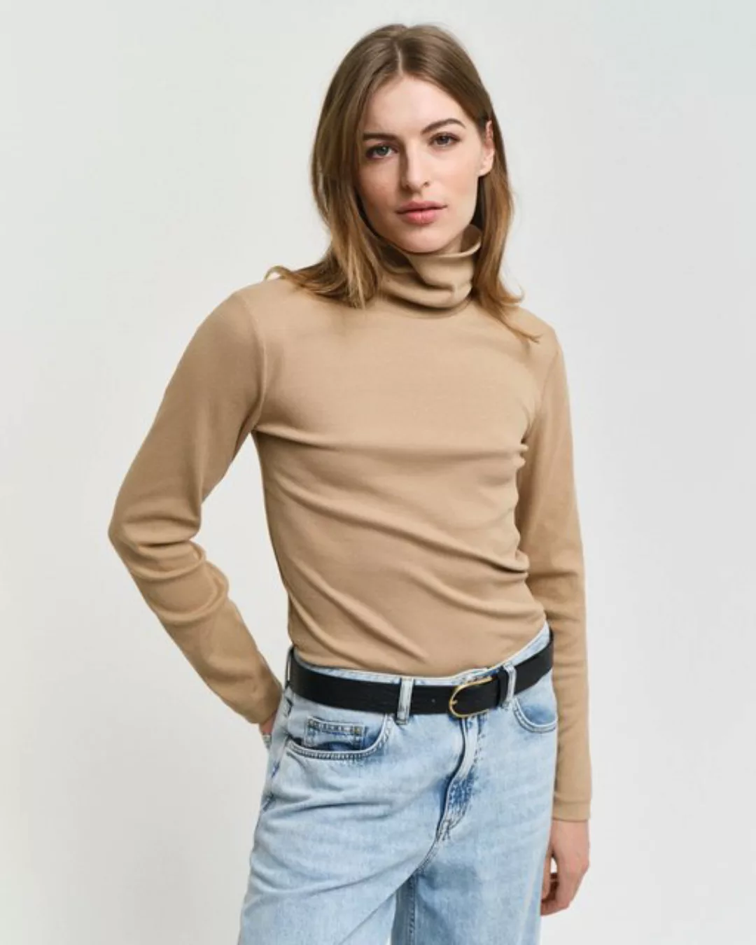 Gant Rollkragenpullover SLIM RIB TURTLENECK günstig online kaufen