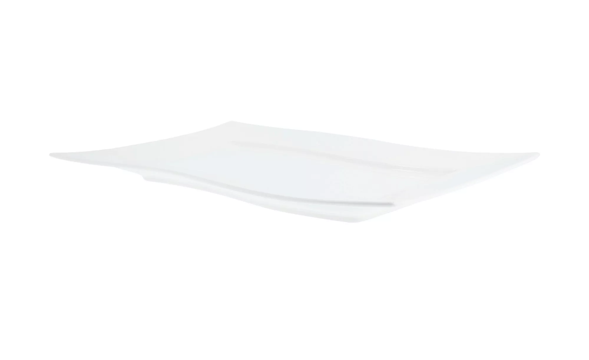 KHG Servierplatte - weiß - Porzellan - 25 cm - 3,5 cm - Sconto günstig online kaufen