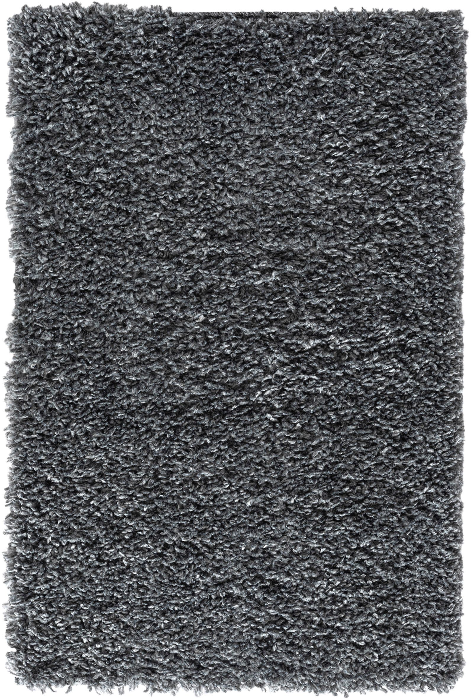my home Hochflor-Teppich »Banji«, rechteckig, 37 mm Höhe, Uni Farben, weich günstig online kaufen