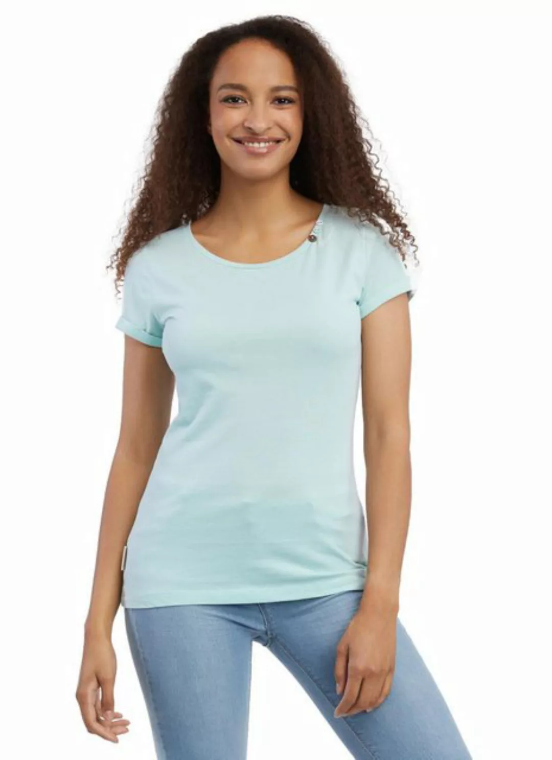 Ragwear Kurzarmshirt Ragwear W Fllorah A Gots Damen Kurzarm-Shirt günstig online kaufen