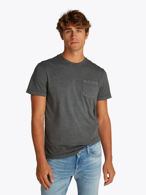 Tommy Jeans T-Shirt TJM SLIM WASHED POCKET TEE in leicht gewaschener Optik günstig online kaufen