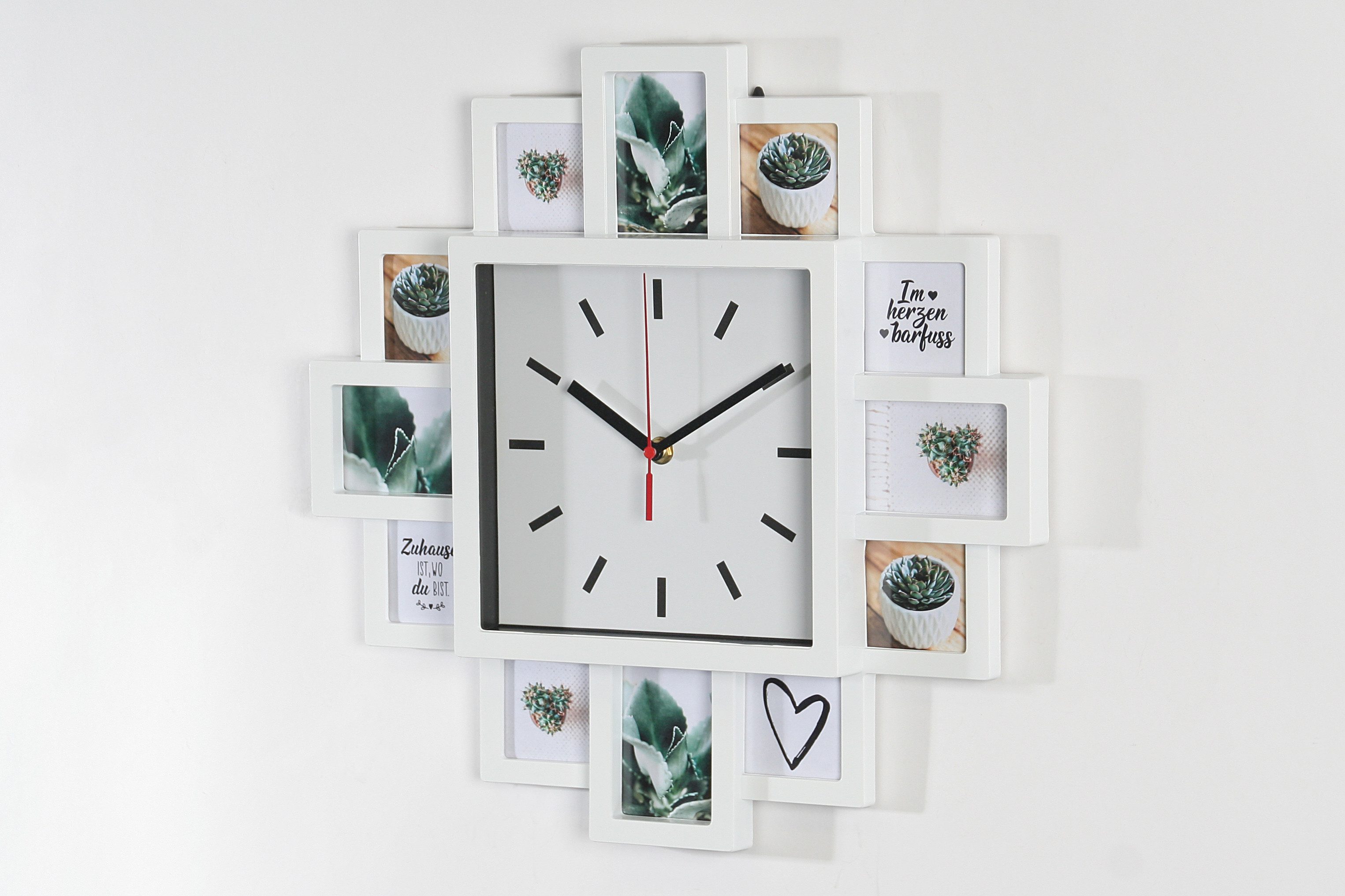 Wackadoo Living Wanduhr mit Fotogalerie (für günstig online kaufen