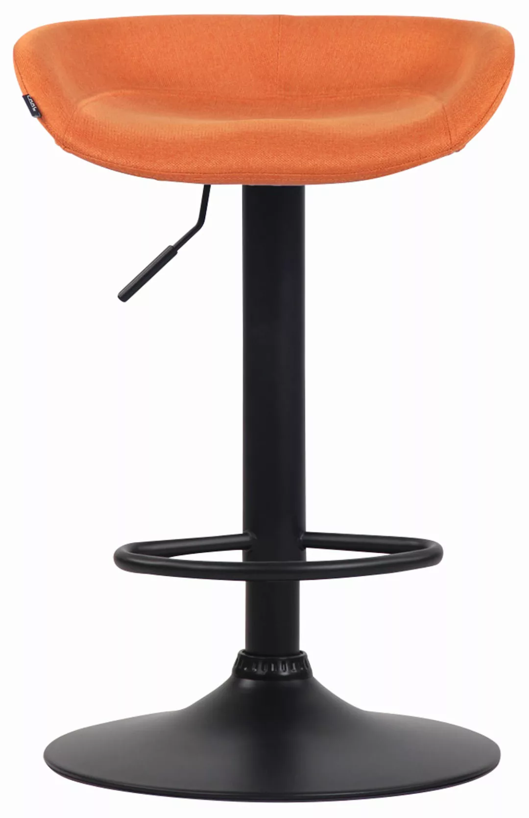 Barhocker Anaheim Stoff Schwarz Orange günstig online kaufen