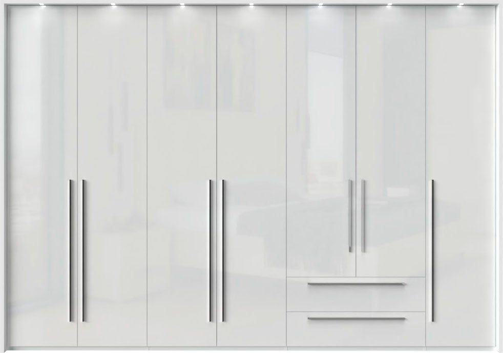 Places of Style Drehtürenschrank "Piano, inklusive Rahmen und Beleuchtung, günstig online kaufen