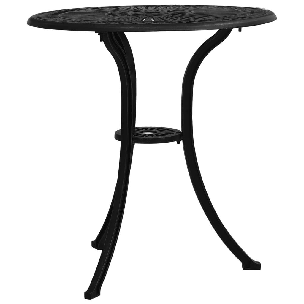 vidaXL Gartentisch Gartentisch Schwarz 62x62x65 cm günstig online kaufen