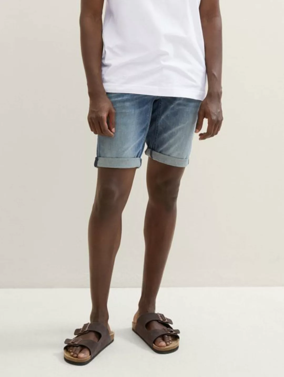 TOM TAILOR Jeansshorts TTJOSH Regular Slim Superflex Jeans Shorts günstig online kaufen