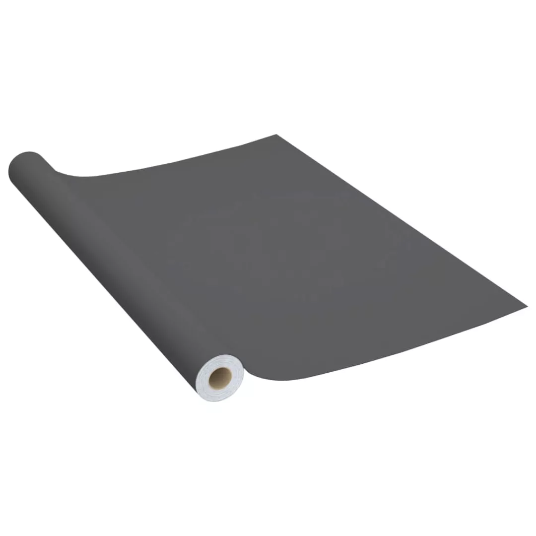 Selbstklebende Möbelfolie Grau 500 X 90 Cm Pvc günstig online kaufen