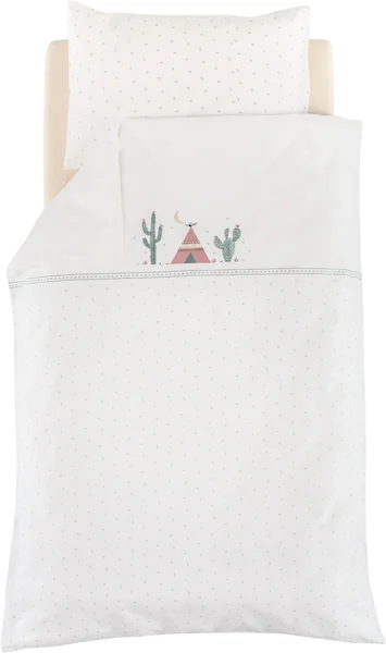 Träumeland Babybettwäsche, (2 tlg.), Kissen- und Bettdeckenbezug aus 100% B günstig online kaufen