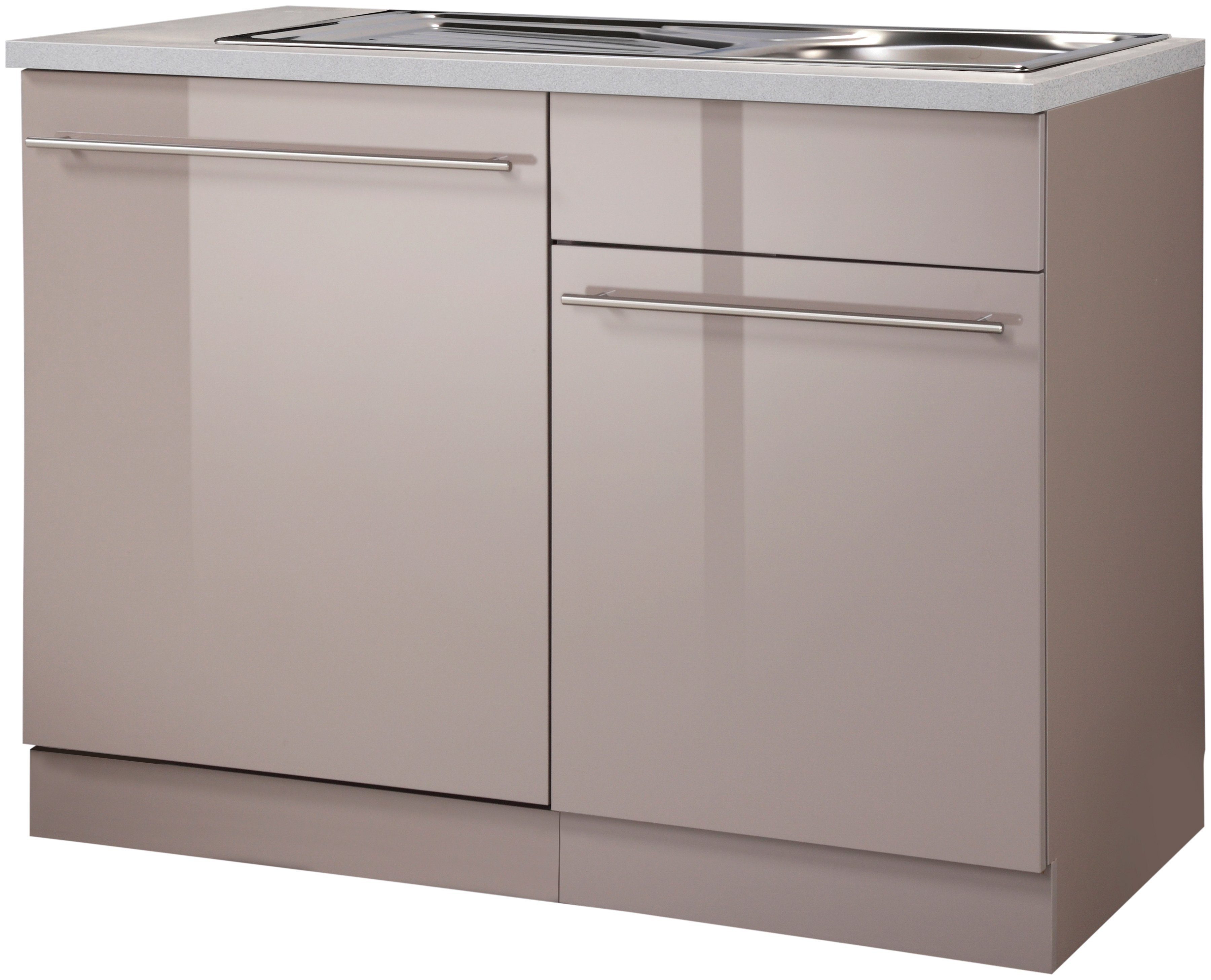 wiho Küchen Spülenschrank "Chicago", 110 cm breit, inkl. Tür/Sockel für Ges günstig online kaufen