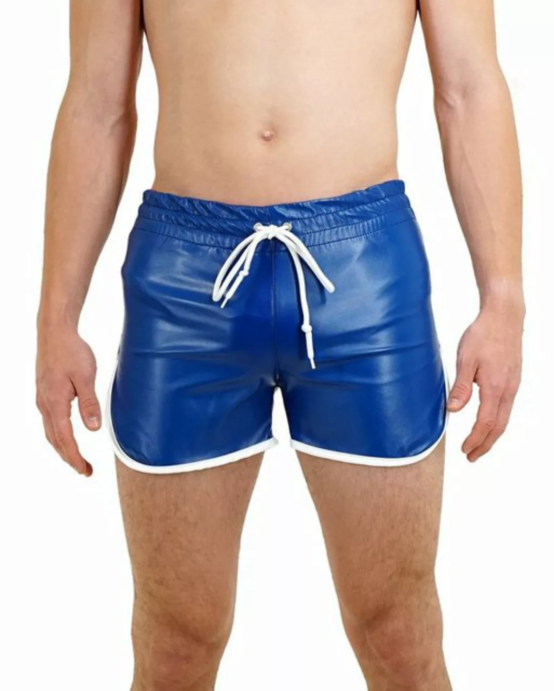 BOCKLE Lederhose Bockle® Quick Pants Faux BLUE Sexy blaue Kunstlederhose ku günstig online kaufen