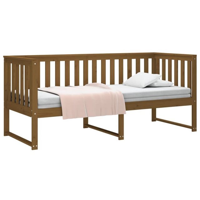 furnicato Bett Tagesbett Honigbraun 75x190 cm Massivholz Kiefer (1-tlg) günstig online kaufen